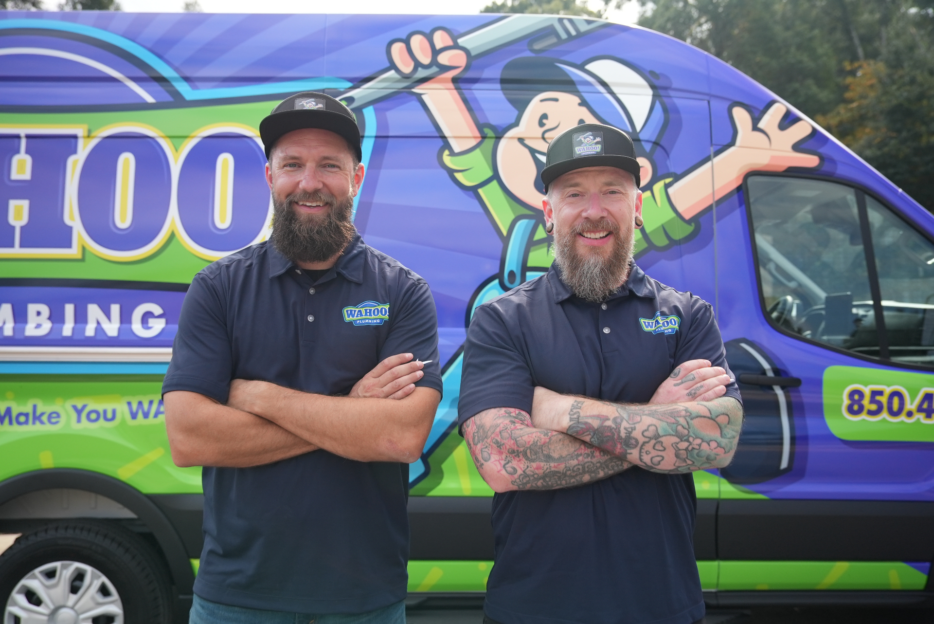 Wahoo Plumbing technicians